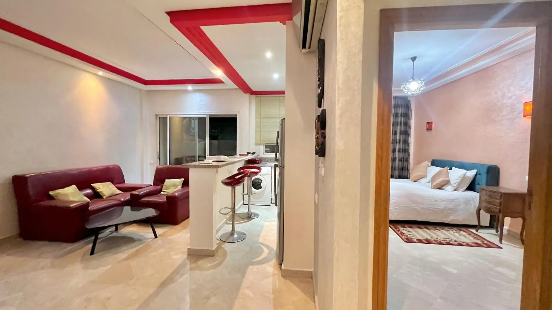 Socrate Luxury Family Apart Parking Fibre Casablanca Apartmán