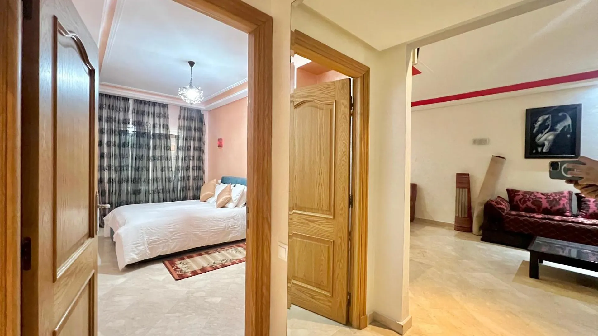 Socrate Luxury Family Apart Parking Fibre Casablanca Apartmán